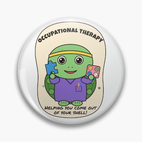 Item preview, Helping You Come Out of Your Shell – Cute Turtle Occupational Therapist designed and sold by atedesigns.