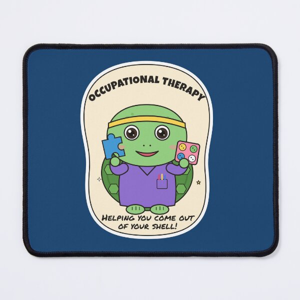Item preview, Helping You Come Out of Your Shell – Cute Turtle Occupational Therapist designed and sold by atedesigns.