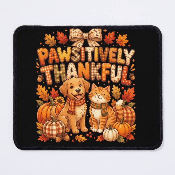 Item preview, Autumn Paw Print Bow with Golden Retriever, Orange Tabby Cat and Plaid Pumpkins designed and sold by ArcaneArtistry.