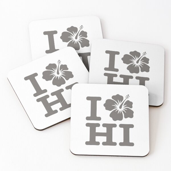 Item preview, Dokki - I Love HI - I Love Hawaii designed and sold by KristiTaylorArt.