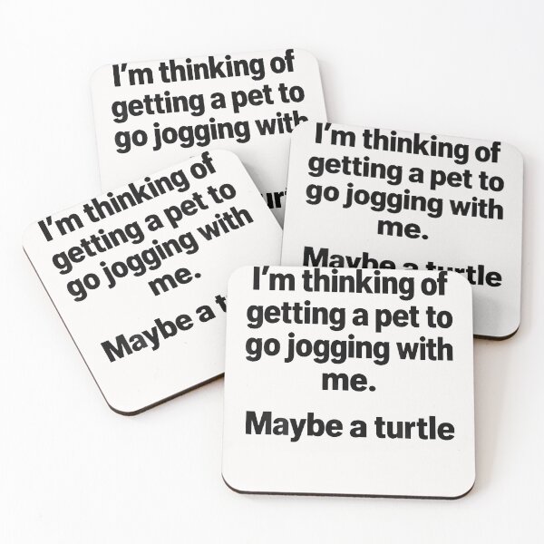 Item preview, Turtle Jogging Humor Quote designed and sold by PAROSSA.
