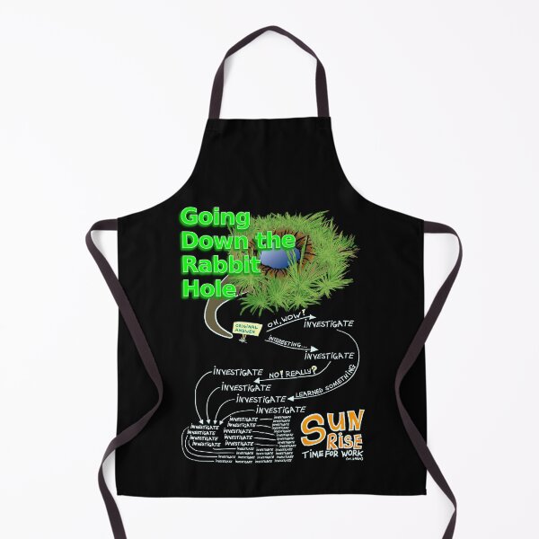 Item preview, Going down the rabbit hole - DARK-COLOURED tops designed and sold by LittleGreyMan2026.