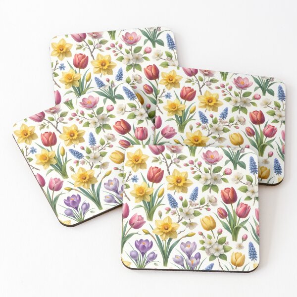 Item preview, Spring Botanical Garden Floral Pattern designed and sold by Sybille-Yates.