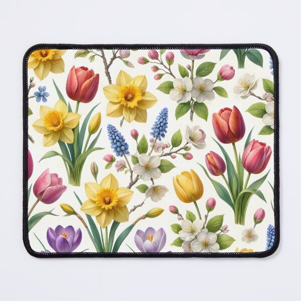 Item preview, Spring Botanical Garden Floral Pattern designed and sold by Sybille-Yates.