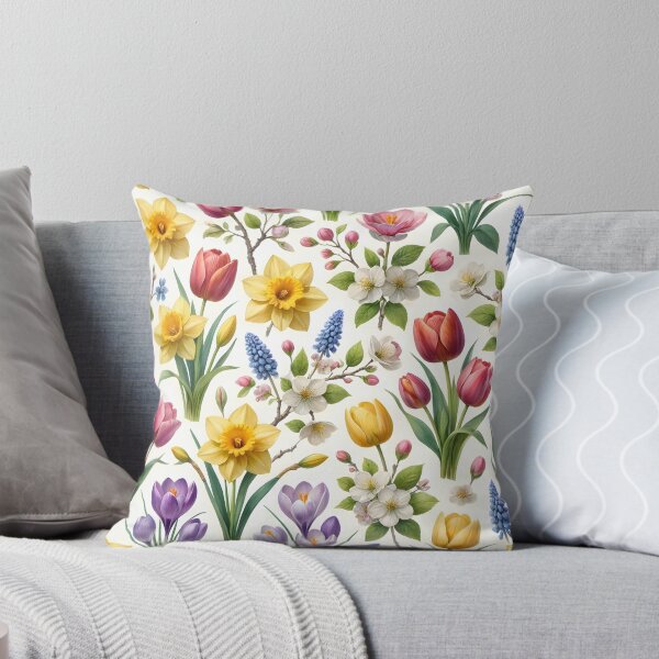 Item preview, Spring Botanical Garden Floral Pattern designed and sold by Sybille-Yates.
