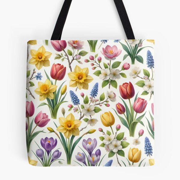 Item preview, Spring Botanical Garden Floral Pattern designed and sold by Sybille-Yates.