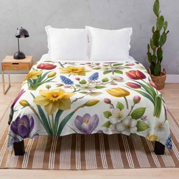 Item preview, Spring Botanical Garden Floral Pattern designed and sold by Sybille-Yates.