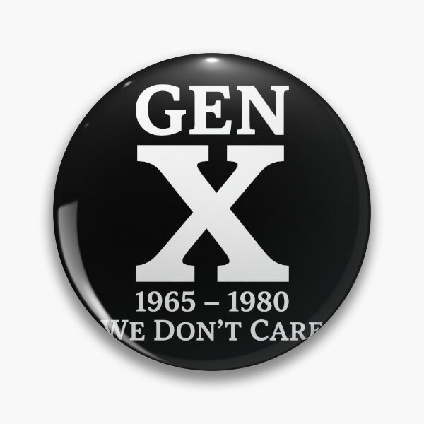 Item preview, Gen X 1965 1980 We Don't Care designed and sold by KristiTaylorArt.