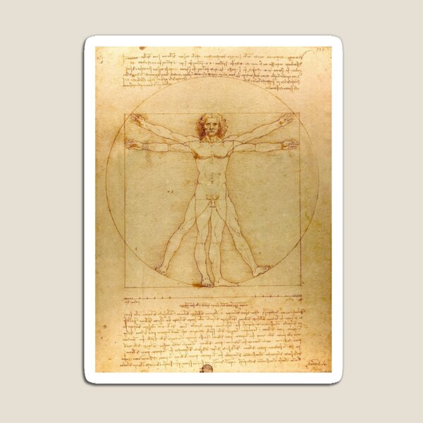 Item preview, Vitruvian Man (1490) - Leonardo da Vinci designed and sold by SALON DES ARTS.