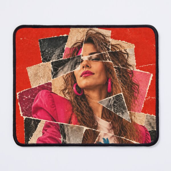 Item preview, Deconstructed Retro Girl Portrait Collage – 80s Miami Fashion designed and sold by alijun.