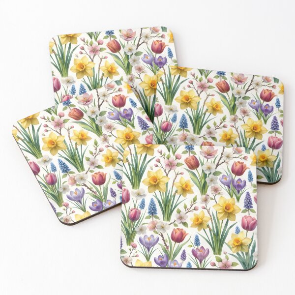 Item preview, Spring Botanical Garden Floral Pattern designed and sold by Sybille-Yates.