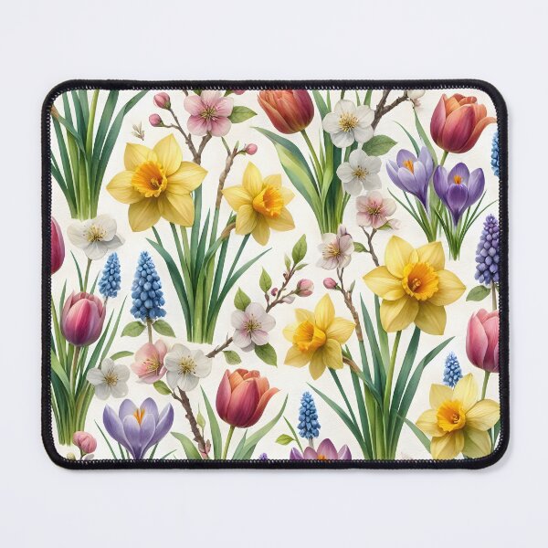 Item preview, Spring Botanical Garden Floral Pattern designed and sold by Sybille-Yates.