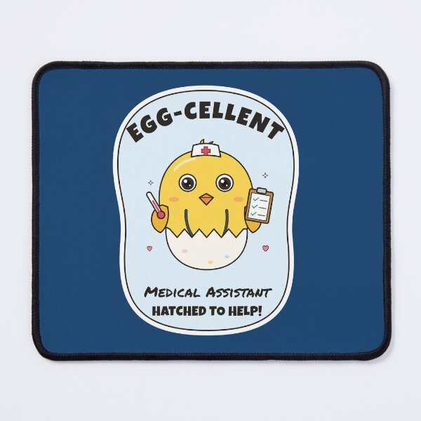 Item preview, Egg-cellent Medical Assistant – Cute Chick designed and sold by atedesigns.