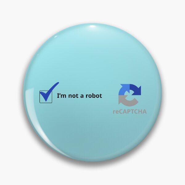 Item preview, I Am Not A Robot Funny Recaptcha Verification Meme Quote designed and sold by glassmelon.com.