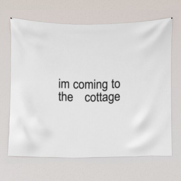Item preview, i´m coming to the cottage brat white designed and sold by jennlang.