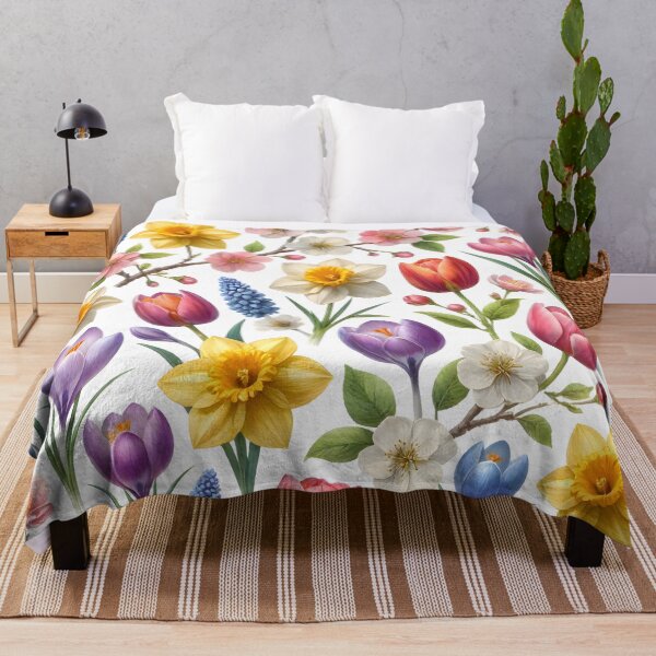 Item preview, Spring Botanical Garden Floral Pattern designed and sold by Sybille-Yates.