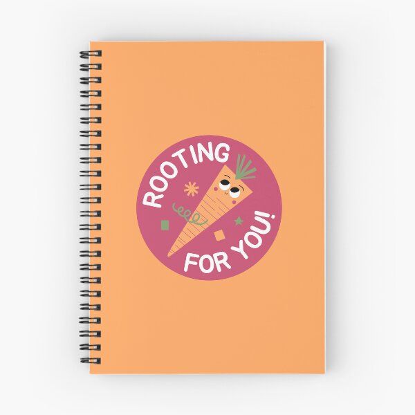 Item preview, Rooting For You Funny Carrot Pun - Cute Motivational Badge designed and sold by PixellaneArt.