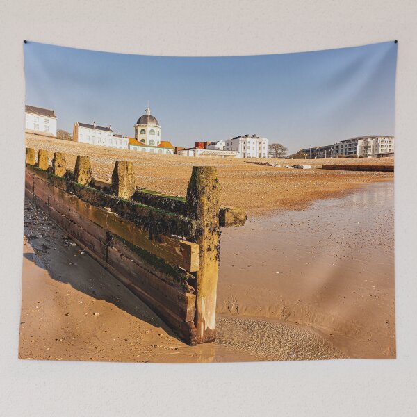 Item preview, Seafront bathing in Winter Sun  designed and sold by HazyApplePhoto.
