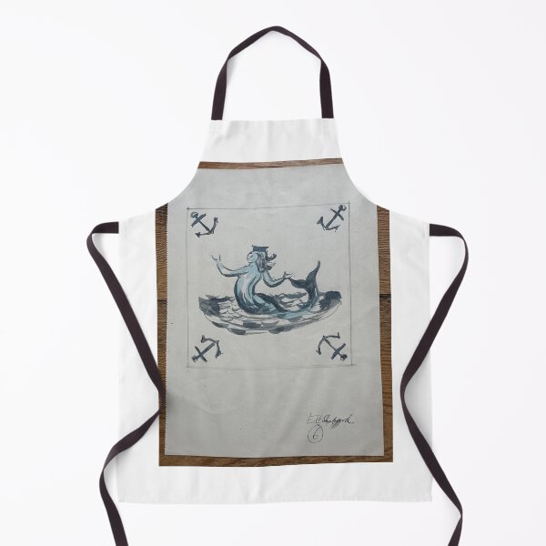 Item preview, Mermaid Design Sketch by the Illustrator of Winnie the Pooh designed and sold by Ian-M-Stevens.