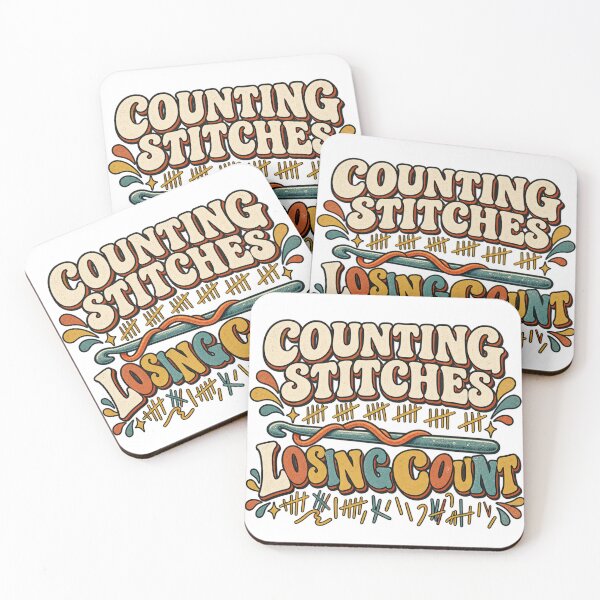 Item preview, Counting Stitches Losing Count – Crochet Maker Humor designed and sold by Golden Era Studio.