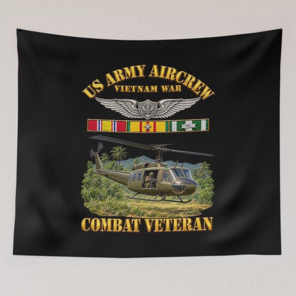 Item preview, US Army Aircrew - Vietnam Veteran - Aircrew Badge - Combat Veteran - w VN SVC - Crew Chief Engine Inspection - 3D - Transparent designed and sold by Military Insignia Products.