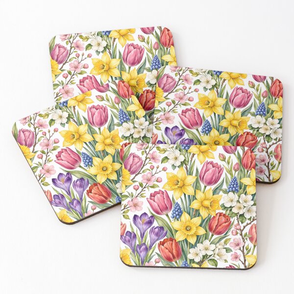 Item preview, Spring Botanical Garden Floral Pattern designed and sold by Sybille-Yates.