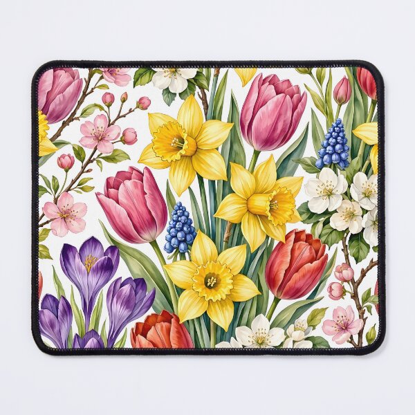 Item preview, Spring Botanical Garden Floral Pattern designed and sold by Sybille-Yates.