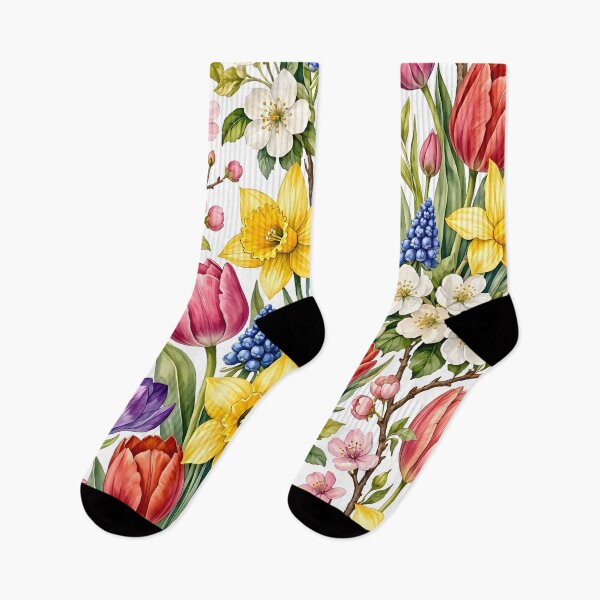 Item preview, Spring Botanical Garden Floral Pattern designed and sold by Sybille-Yates.