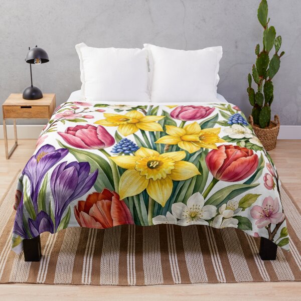 Item preview, Spring Botanical Garden Floral Pattern designed and sold by Sybille-Yates.