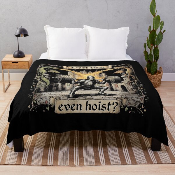 Item preview, Dost Thou Even Hoist Knight Lifting designed and sold by KristiTaylorArt.