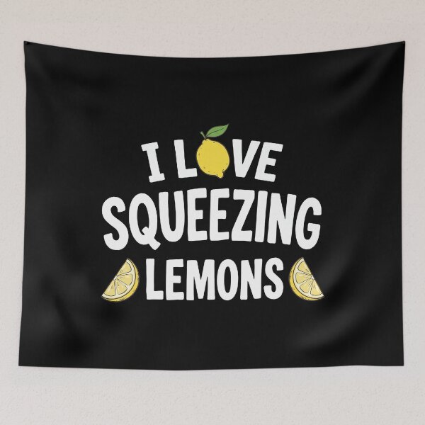 Item preview, I Love Squeezing Lemons designed and sold by KristiTaylorArt.
