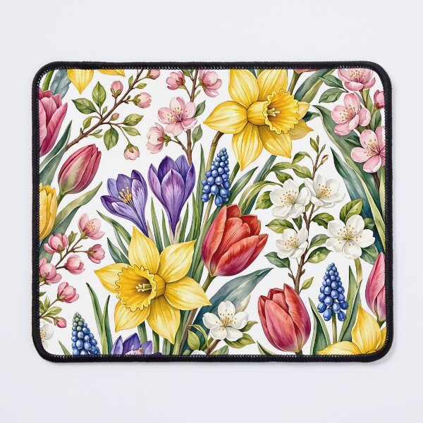 Item preview, Spring Botanical Garden Floral Pattern designed and sold by Sybille-Yates.
