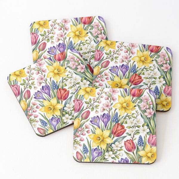 Item preview, Spring Botanical Garden Floral Pattern designed and sold by Sybille-Yates.
