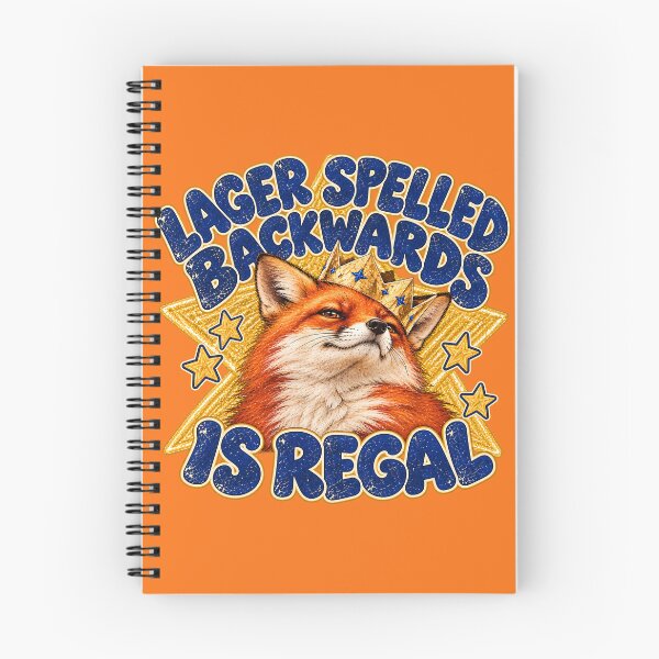 Item preview, Lager Spelled Backwards Is Regal Fox designed and sold by Furflix.