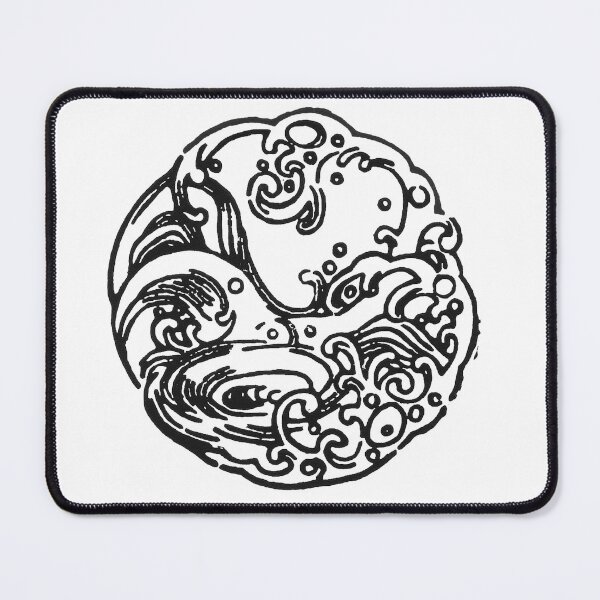 Item preview, Linocut Artwork: Waves designed and sold by kokopuffed.
