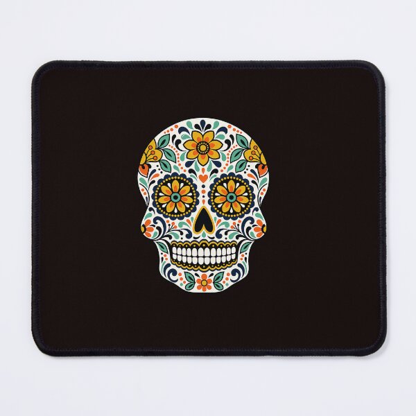 Item preview, Floral Sugar Skull Dia de los Muertos Mexican Dead Day designed and sold by ImeldaSparks.