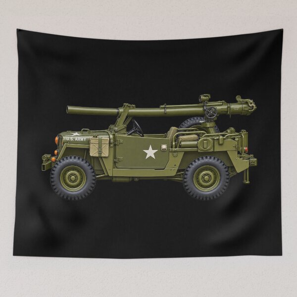 Item preview, 106-mm Recoilless Rifle M40  - 3D - Transparent designed and sold by Military Insignia Products.