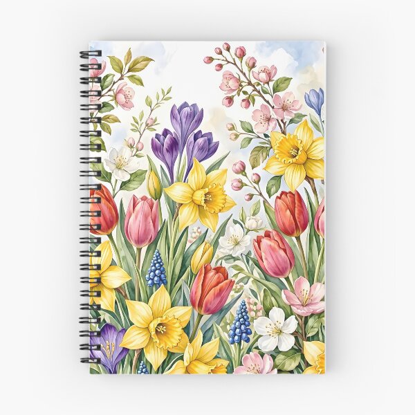 Item preview, Spring Botanical Garden Floral Pattern designed and sold by Sybille-Yates.
