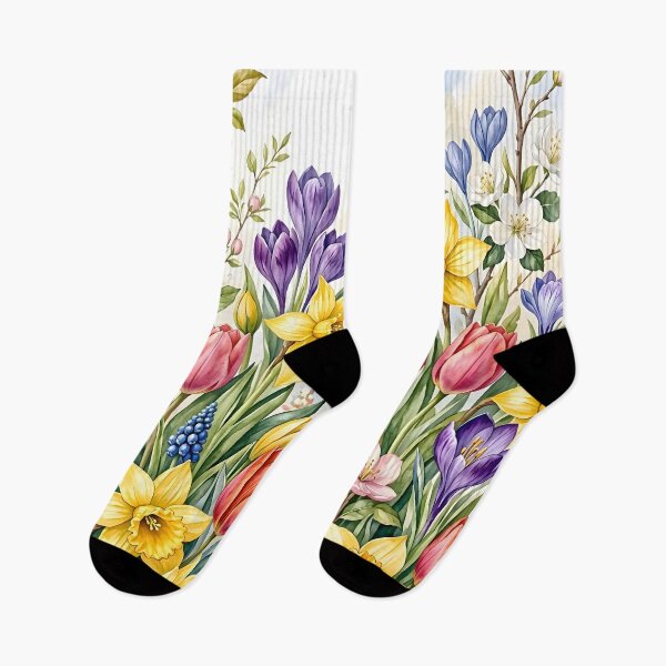 Item preview, Spring Botanical Garden Floral Pattern designed and sold by Sybille-Yates.
