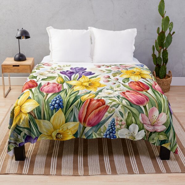 Item preview, Spring Botanical Garden Floral Pattern designed and sold by Sybille-Yates.