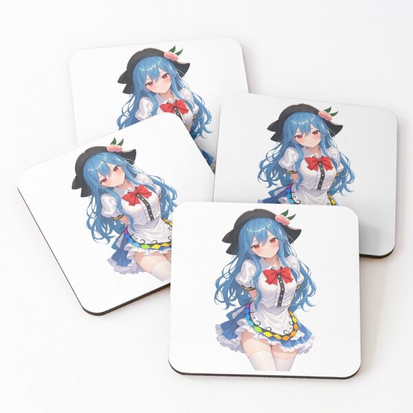 Item preview, Tenshi Hinanawi Touhou Project Anime Fanart designed and sold by iloveanimechibi.