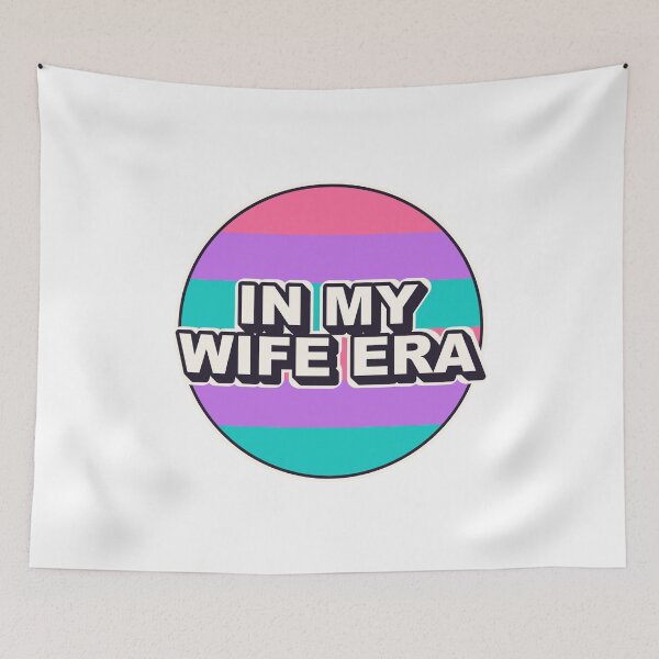 Item preview, In My Wife Era Retro Shirt Sticker designed and sold by Alphakenon.