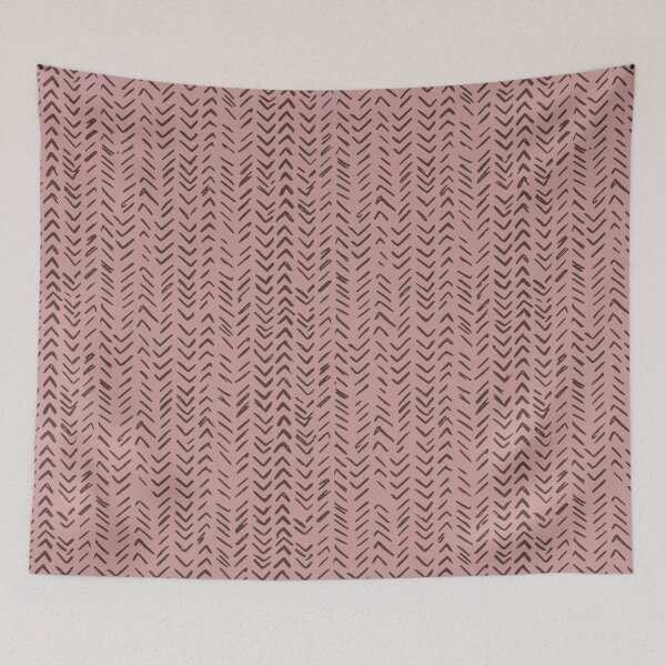 Item preview, Herringbone Chevrons Mid Mod Rose designed and sold by Pattique.