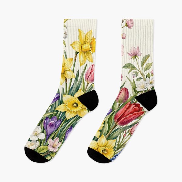 Item preview, Spring Botanical Garden Floral Pattern designed and sold by Sybille-Yates.