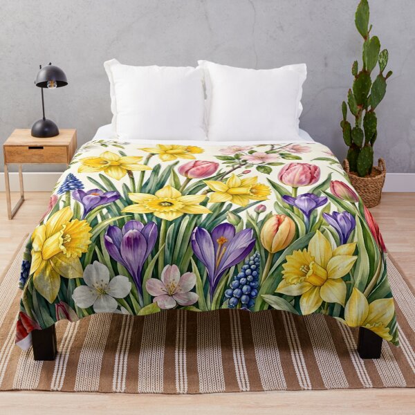 Item preview, Spring Botanical Garden Floral Pattern designed and sold by Sybille-Yates.