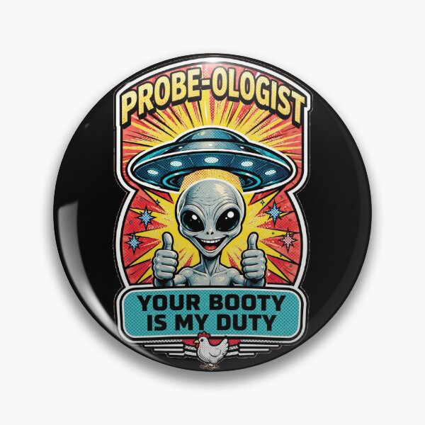 Item preview, Probe-Ologist Alien UFO Funny Retro Comic Book Humour designed and sold by A-T-H.