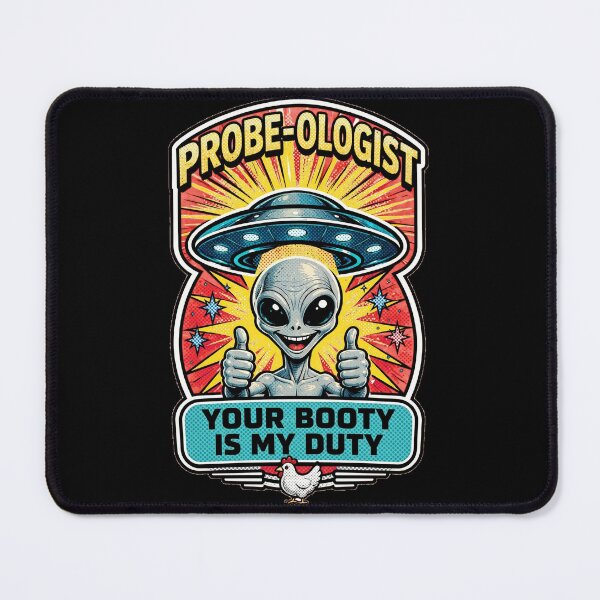 Item preview, Probe-Ologist Alien UFO Funny Retro Comic Book Humour designed and sold by A-T-H.