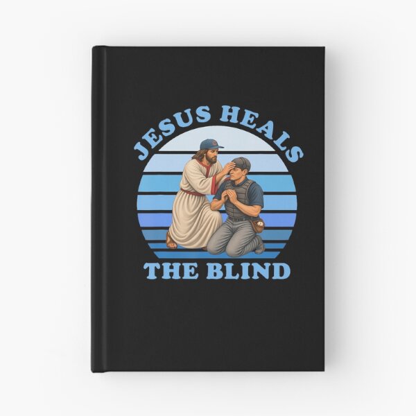 Item preview, Jesus Heals The Blind Baseball designed and sold by OddityVault.