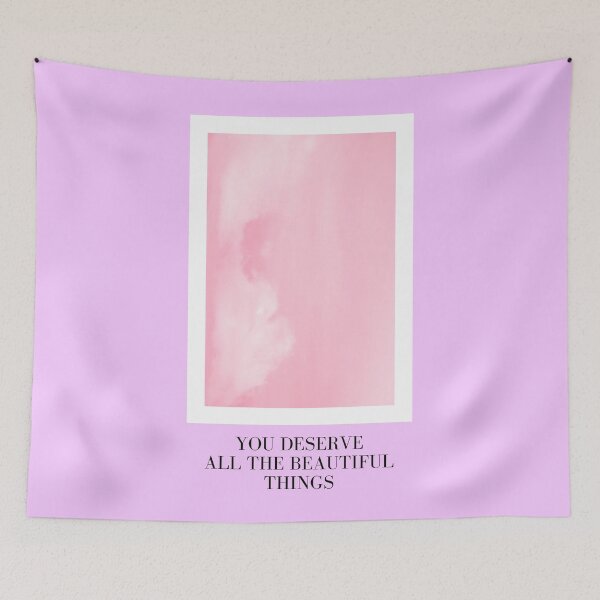 Item preview, You deserve all the beautiful things - PINK designed and sold by diamondqueenmindset.