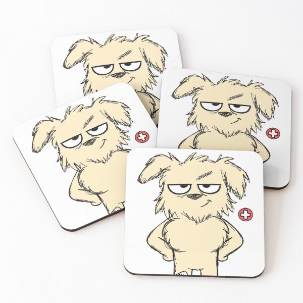 Item preview, Funny Dog Sticker — Donated. Didn't Even Flinch. Hero Pup Decal designed and sold by ryleemaxwell.